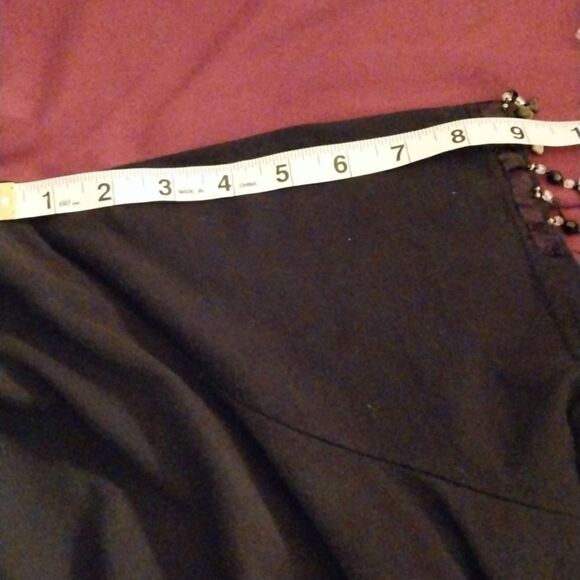 Women Basic Edition Black Embellished Brown Top Size 3XL - Picture 14 of 15